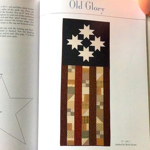 Americana Quilts by Sandy Bonsib quilting book - Picture 5 of 6